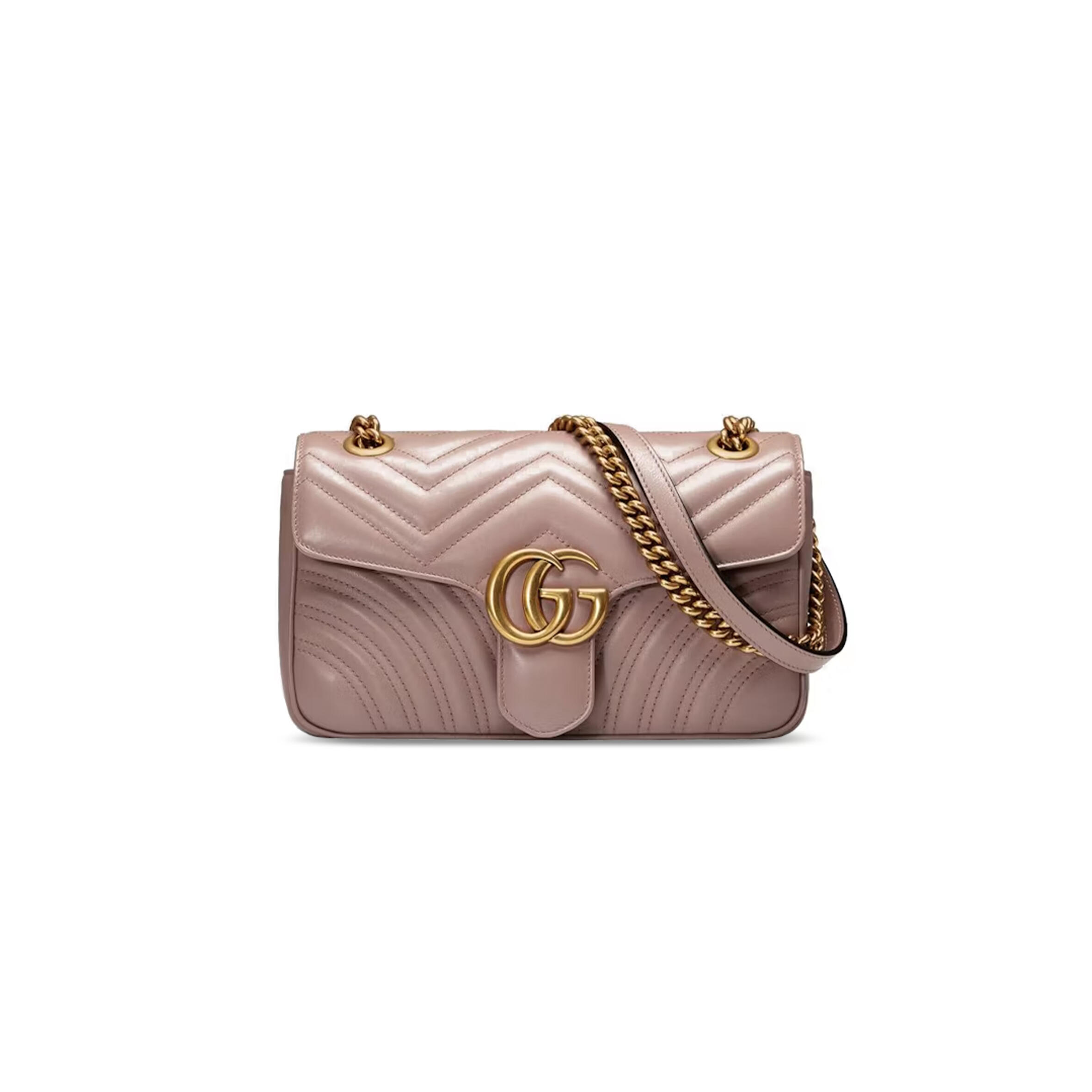GUCCI GG MARMONT MATELASSÉ MEDIUM SHOULDER BAG 443497 (26*15*7cm)
